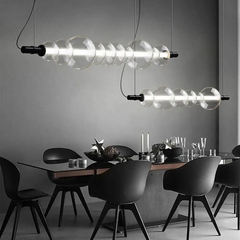 Фото 2 Светильник подвесной светодиодный Imperiumloft Zoom Impr_202712-23 9 м² нейтральный белый свет цвет прозрачный/черный Фото 2 Светильник подвесной светодиодный Imperiumloft Zoom Impr_202712-23 9 м² нейтральный белый свет цвет прозрачный/черный