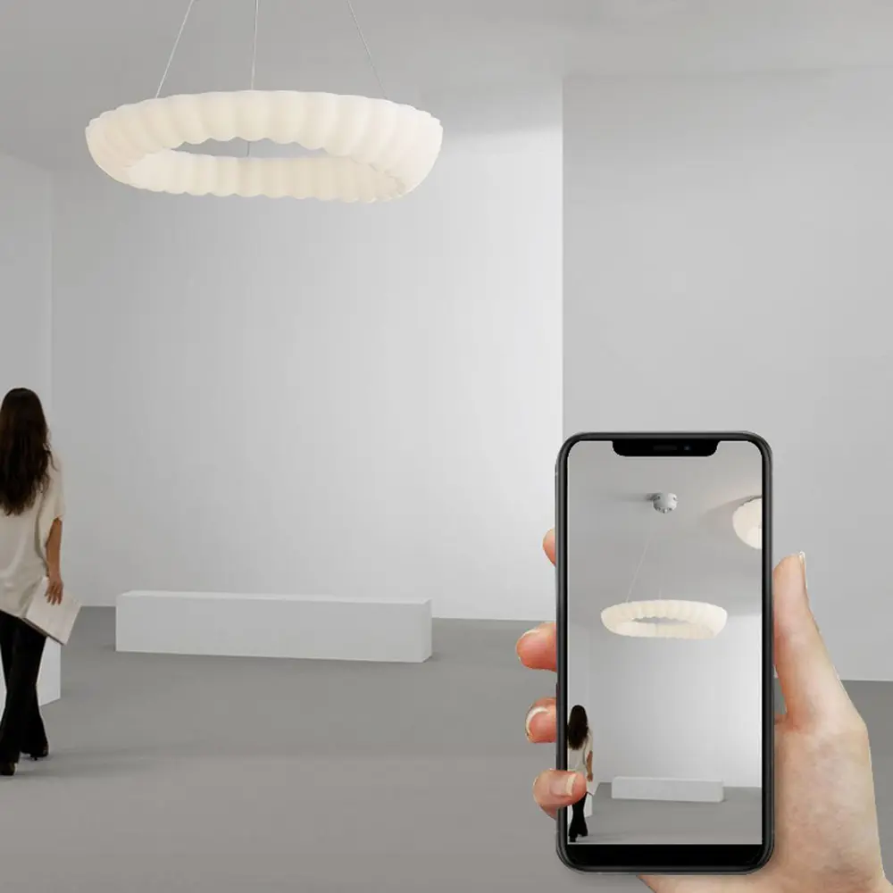 Фото 4 Светильник подвесной светодиодный Imperiumloft Oddly Impr_220265-23 30 м² белый свет цвет белый Фото 4 Светильник подвесной светодиодный Imperiumloft Oddly Impr_220265-23 30 м² белый свет цвет белый