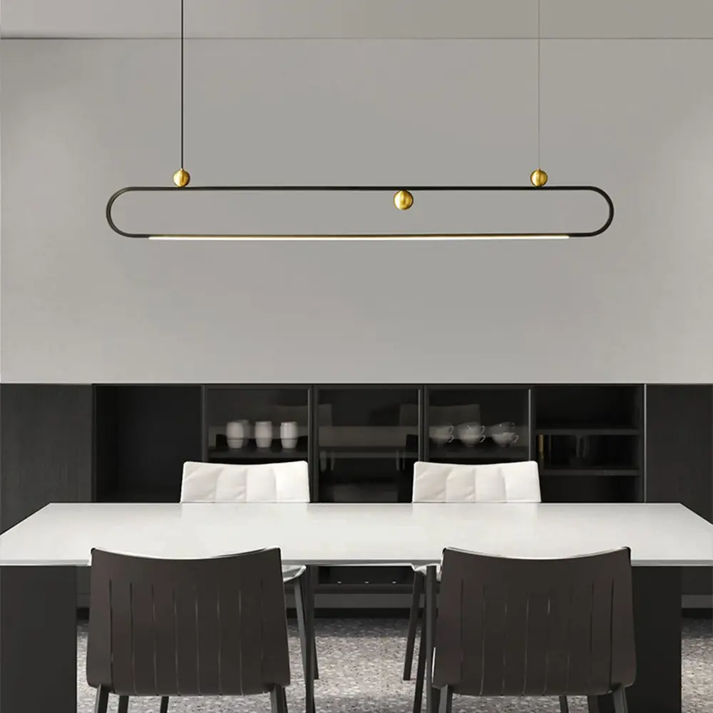 Фото 5 Светильник подвесной светодиодный Imperiumloft Freda Impr_220479-23 4 м² белый свет цвет белый/черный/латунь Фото 5 Светильник подвесной светодиодный Imperiumloft Freda Impr_220479-23 4 м² белый свет цвет белый/черный/латунь