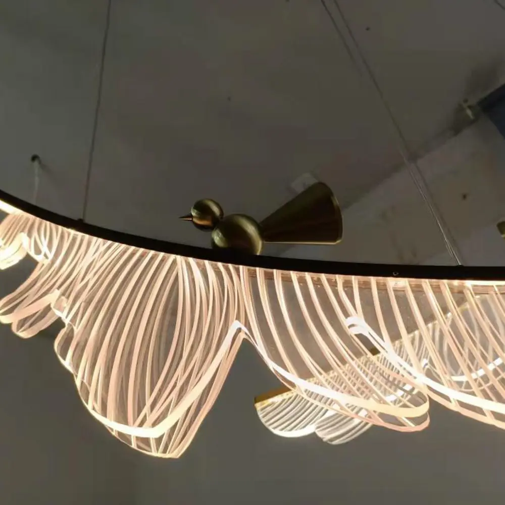 Фото 4 Светильник подвесной светодиодный Imperiumloft Colibri combo Impr_228371-23 12 м² белый свет цвет прозрачный/латунь Фото 4 Светильник подвесной светодиодный Imperiumloft Colibri combo Impr_228371-23 12 м² белый свет цвет прозрачный/латунь