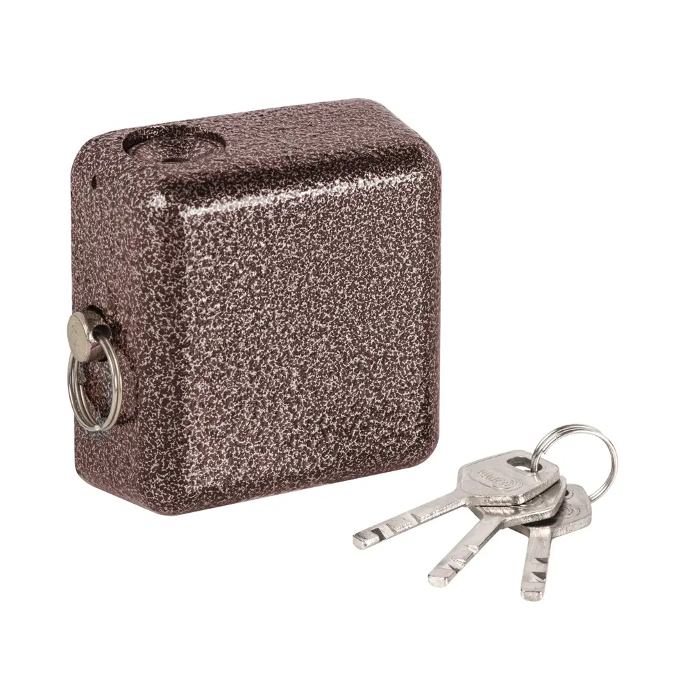 Фото Замок гаражный навесной с ключом Punto 85x80 мм сталь Фото Замок гаражный навесной с ключом Punto 85x80 мм сталь