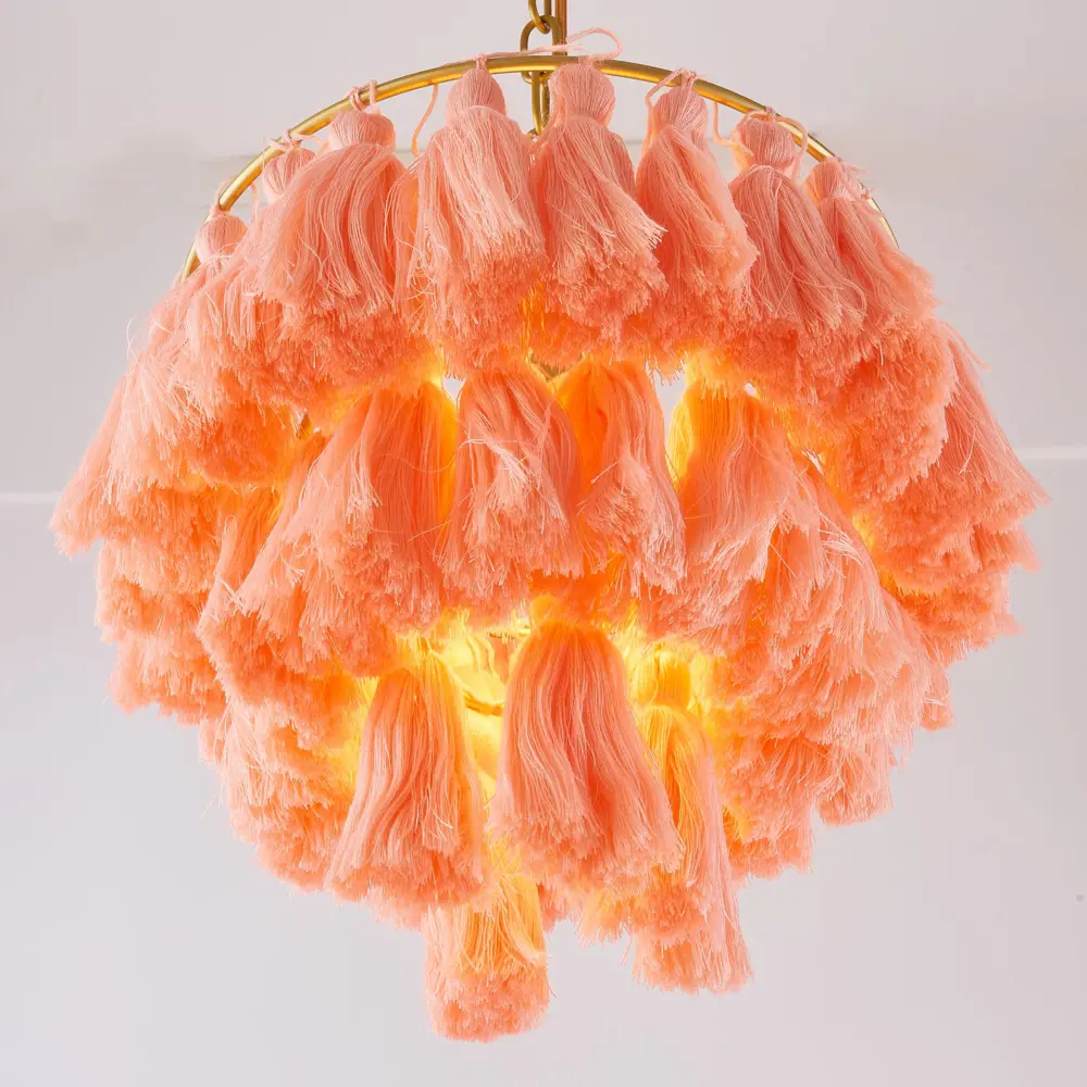 Фото 6 Светильник подвесной Imperiumloft Tassel Impr_181897-26 1 лампа 6 м² цвет карамель/латунь Фото 6 Светильник подвесной Imperiumloft Tassel Impr_181897-26 1 лампа 6 м² цвет карамель/латунь