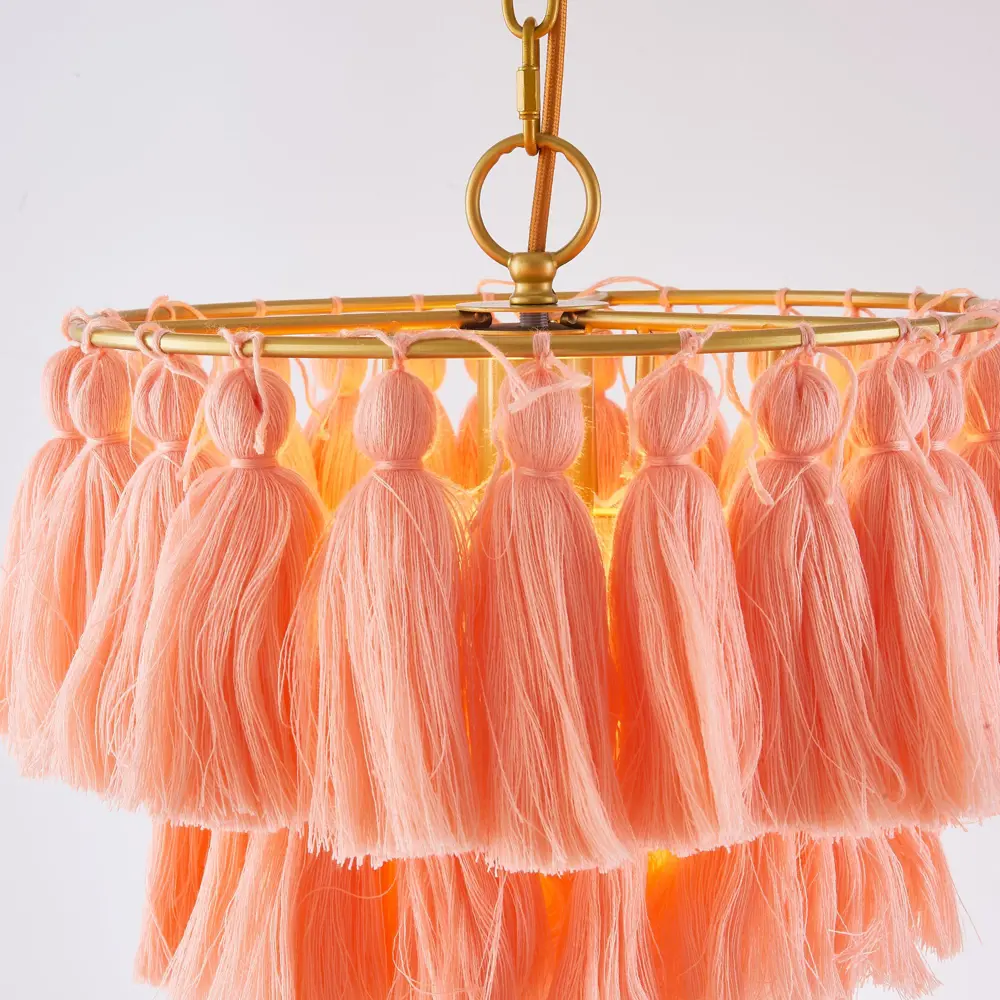 Фото 8 Светильник подвесной Imperiumloft Tassel Impr_181897-26 1 лампа 6 м² цвет карамель/латунь Фото 8 Светильник подвесной Imperiumloft Tassel Impr_181897-26 1 лампа 6 м² цвет карамель/латунь