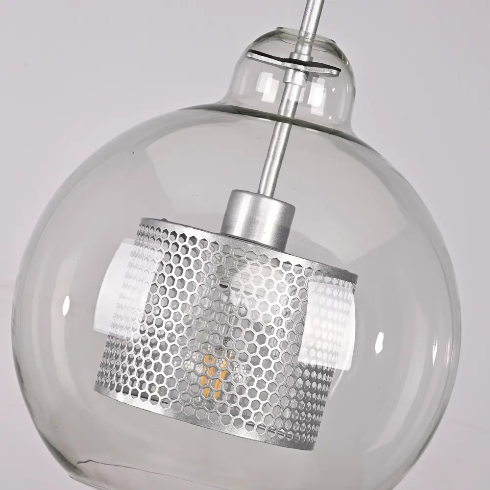 Фото 7 Светильник подвесной Imperiumloft Catch f Impr_186714-26 1 лампа 5 м² цвет серебристый/прозрачный Фото 7 Светильник подвесной Imperiumloft Catch f Impr_186714-26 1 лампа 5 м² цвет серебристый/прозрачный