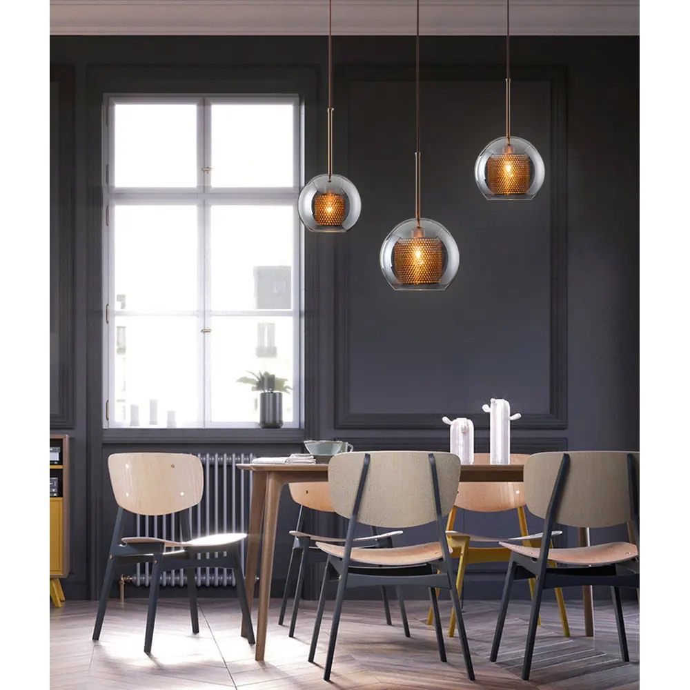 Фото 7 Светильник подвесной Imperiumloft Catch smoky Impr_186737-23 1 лампа 3 м² цвет серый/бронзовый Фото 7 Светильник подвесной Imperiumloft Catch smoky Impr_186737-23 1 лампа 3 м² цвет серый/бронзовый