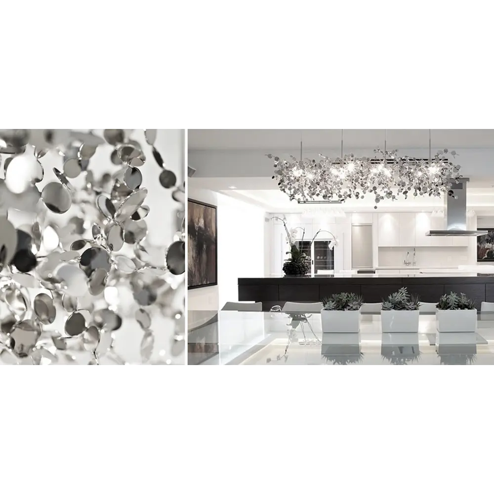 Фото 10 Светильник подвесной Imperiumloft Tezani argent Impr_84495-22 6 ламп 20 м² цвет хром