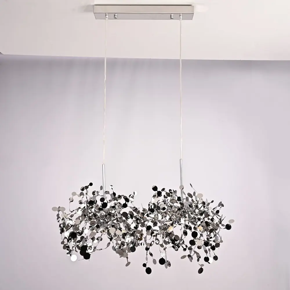 Фото 2 Светильник подвесной Imperiumloft Tezani argent Impr_84495-22 6 ламп 20 м² цвет хром