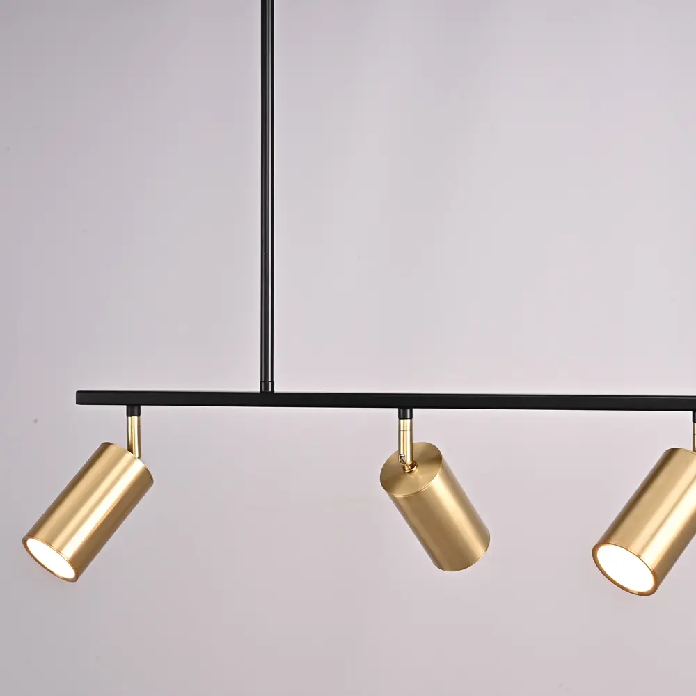 Фото 7 Светильник подвесной Imperiumloft Long john Impr_101742-26 5 ламп 7 м² цвет прозрачный/черный/латунь