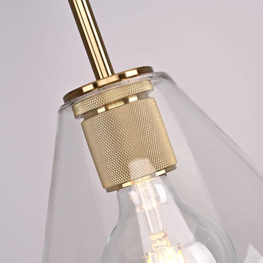 Фото 6 Светильник подвесной Imperiumloft Rh utilitaire funnel pendant Impr_123649-22 1 лампа 3 м² цвет прозрачный/латунь Фото 6 Светильник подвесной Imperiumloft Rh utilitaire funnel pendant Impr_123649-22 1 лампа 3 м² цвет прозрачный/латунь