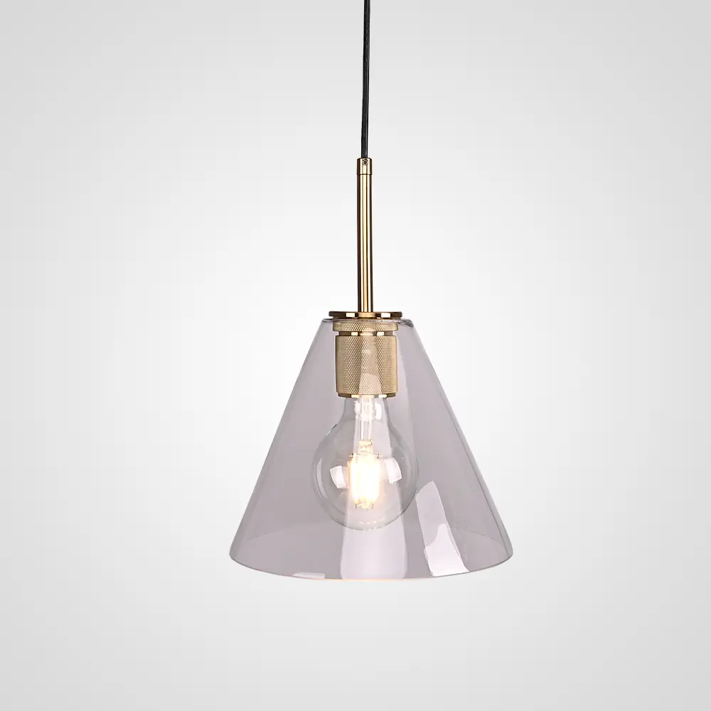 Фото Светильник подвесной Imperiumloft Rh utilitaire funnel pendant Impr_123649-22 1 лампа 3 м² цвет прозрачный/латунь Фото Светильник подвесной Imperiumloft Rh utilitaire funnel pendant Impr_123649-22 1 лампа 3 м² цвет прозрачный/латунь