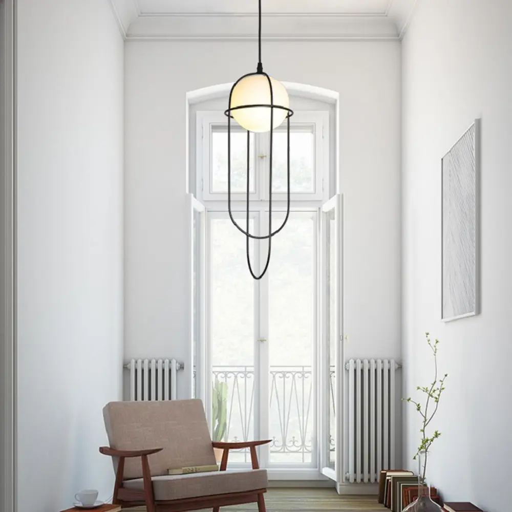 Фото 14 Светильник подвесной Imperiumloft Ascent Impr_140535-26 1 лампа 3 м² цвет белый/черный Фото 14 Светильник подвесной Imperiumloft Ascent Impr_140535-26 1 лампа 3 м² цвет белый/черный