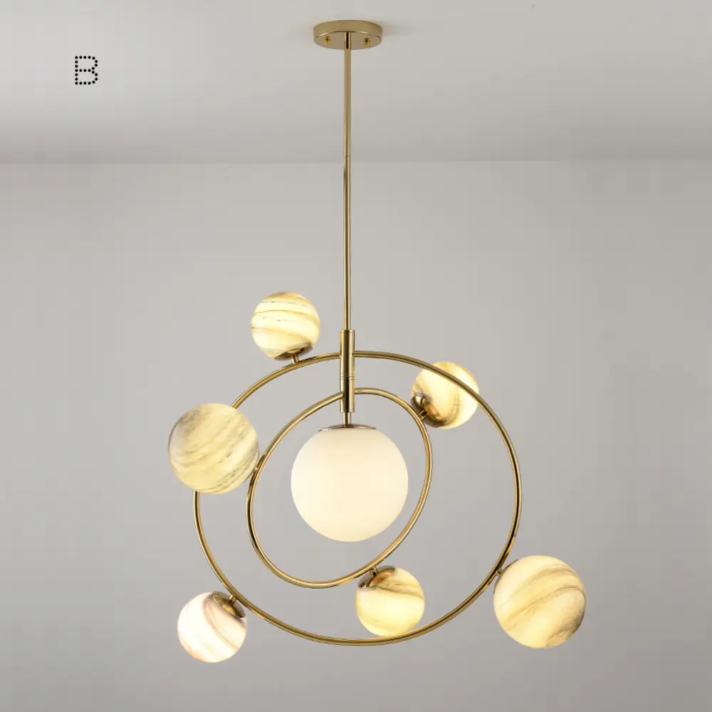 Фото 16 Светильник подвесной Imperiumloft Cosmogony Impr_151873-26 4 лампы 5 м² цвет белый/синий/коричневый/золотой Фото 16 Светильник подвесной Imperiumloft Cosmogony Impr_151873-26 4 лампы 5 м² цвет белый/синий/коричневый/золотой