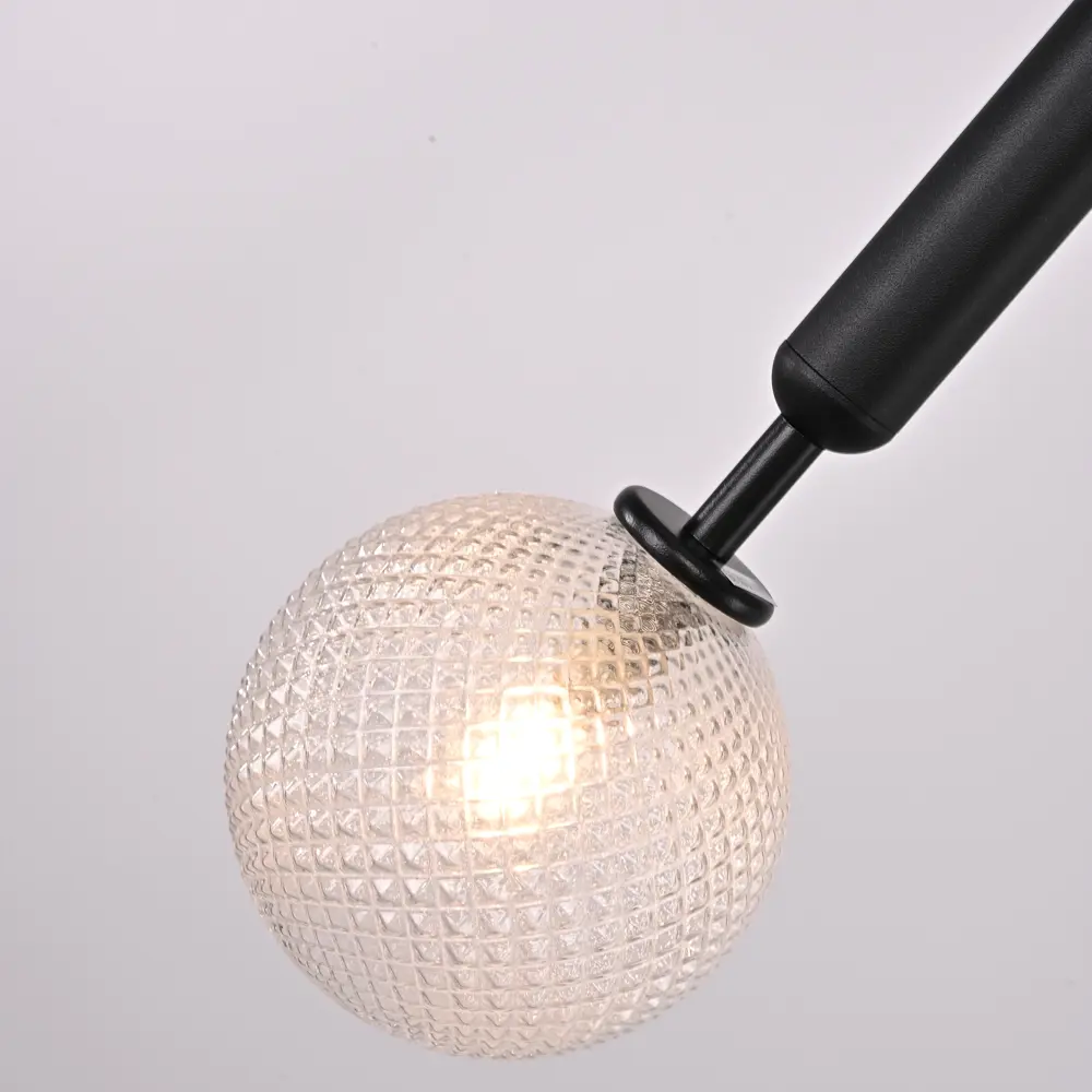 Фото 3 Светильник подвесной Imperiumloft Raffin Impr_177910-26 1 лампа 2 м² цвет прозрачный/черный Фото 3 Светильник подвесной Imperiumloft Raffin Impr_177910-26 1 лампа 2 м² цвет прозрачный/черный