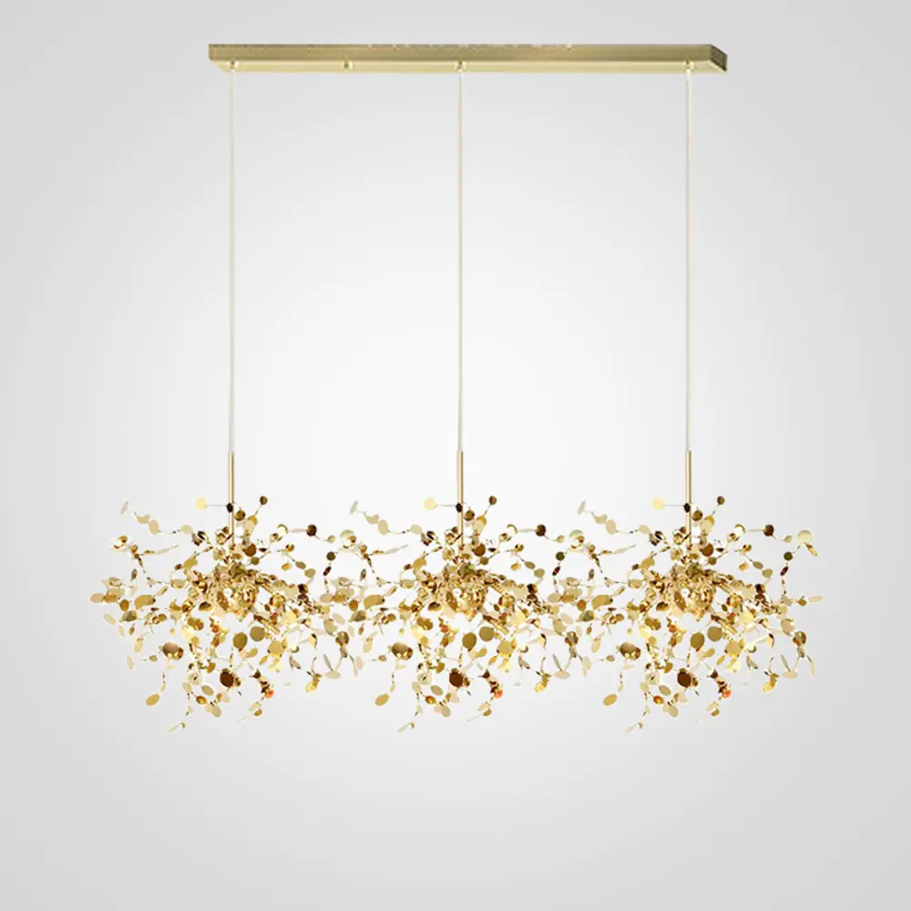 Фото Светильник подвесной Imperiumloft Tezani argent imperiumloft handmade Impr_177957-22 9 ламп 18 м² цвет золотой