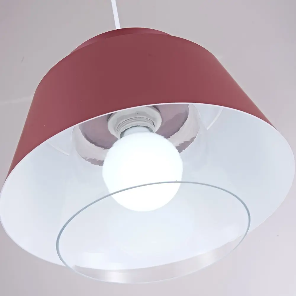 Фото 5 Светильник подвесной Imperiumloft Sota Impr_178033-26 1 лампа 3 м² цвет красный/черный Фото 5 Светильник подвесной Imperiumloft Sota Impr_178033-26 1 лампа 3 м² цвет красный/черный