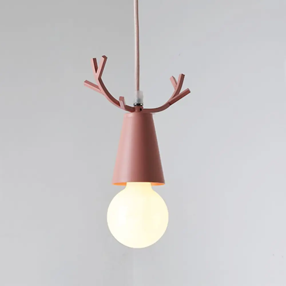 Фото Светильник подвесной Imperiumloft Deer one Impr_178109-26 1 лампа 3 м² цвет розовый Фото Светильник подвесной Imperiumloft Deer one Impr_178109-26 1 лампа 3 м² цвет розовый