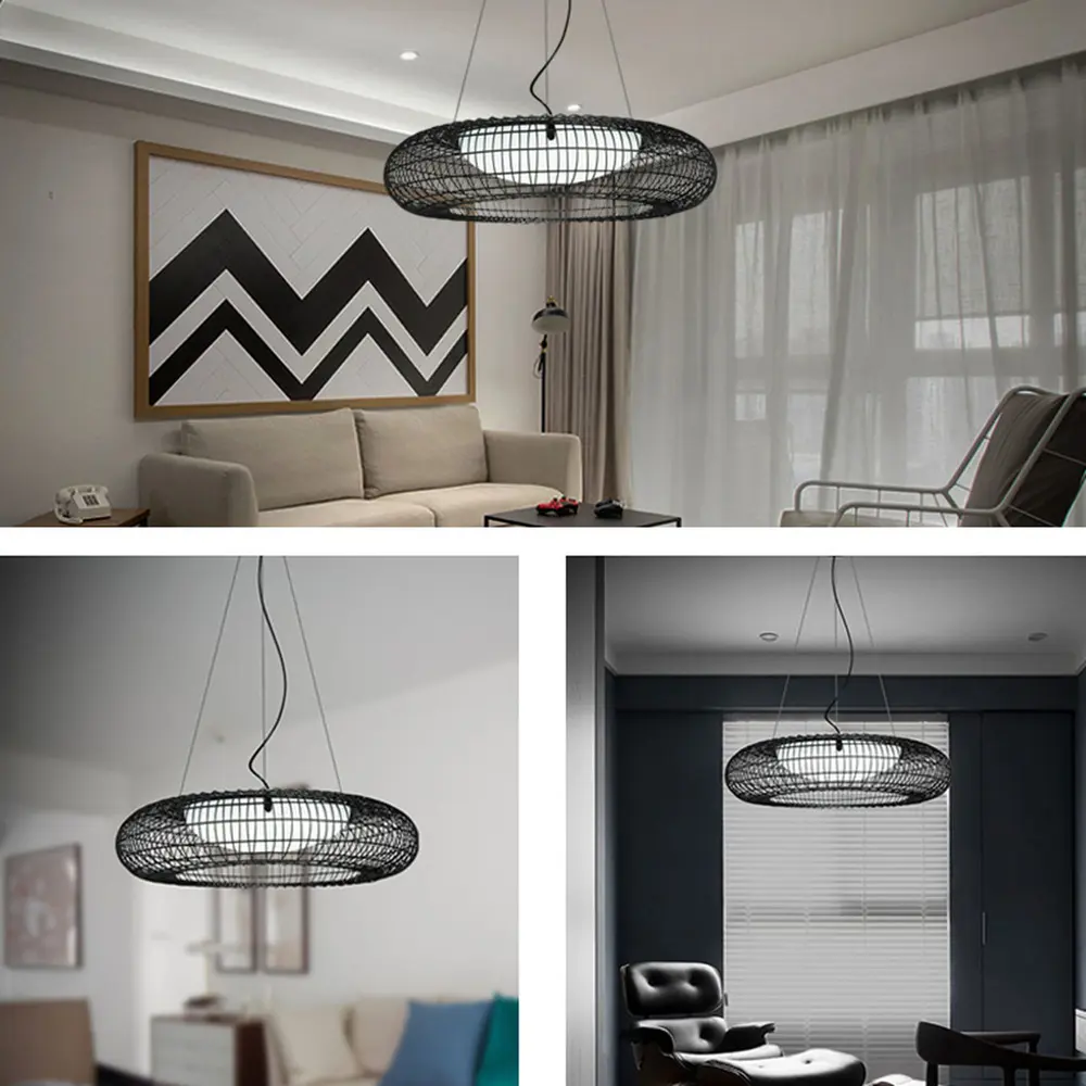 Фото 9 Светильник подвесной светодиодный Imperiumloft Eclipse Impr_101548-26 12 м² белый свет цвет белый/черный Фото 9 Светильник подвесной светодиодный Imperiumloft Eclipse Impr_101548-26 12 м² белый свет цвет белый/черный