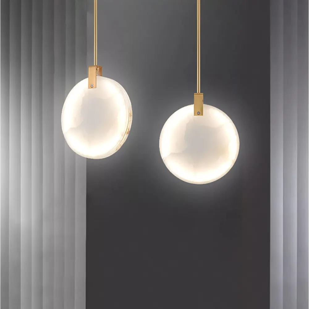 Фото 15 Светильник подвесной светодиодный Imperiumloft Marble Impr_101777-26 6 м² нейтральный белый свет цвет белый/латунь Фото 15 Светильник подвесной светодиодный Imperiumloft Marble Impr_101777-26 6 м² нейтральный белый свет цвет белый/латунь