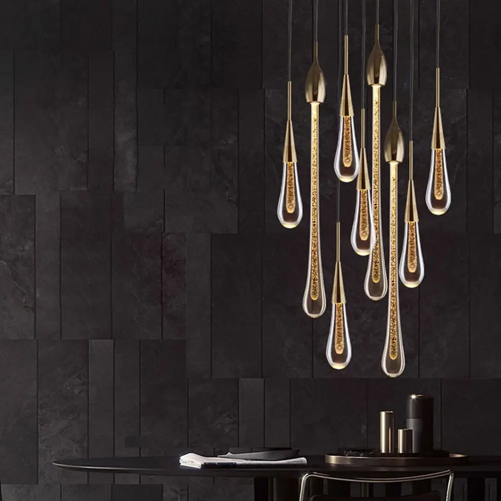 Фото 4 Светильник подвесной светодиодный Imperiumloft Fial Impr_134739-22 1 м² белый свет цвет прозрачный/золотой Фото 4 Светильник подвесной светодиодный Imperiumloft Fial Impr_134739-22 1 м² белый свет цвет прозрачный/золотой