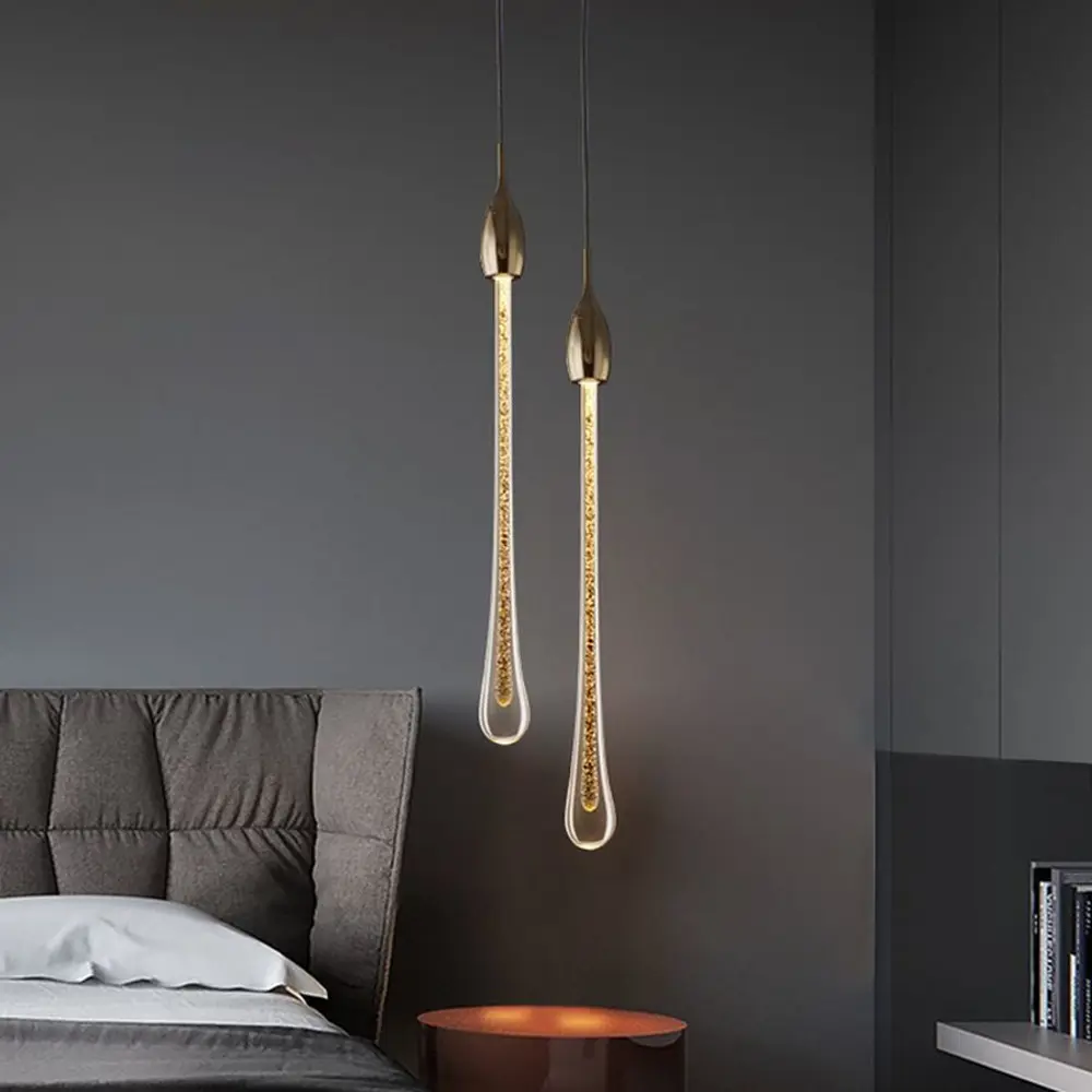 Фото 2 Светильник подвесной светодиодный Imperiumloft Fial Impr_134739-22 1 м² белый свет цвет прозрачный/золотой Фото 2 Светильник подвесной светодиодный Imperiumloft Fial Impr_134739-22 1 м² белый свет цвет прозрачный/золотой