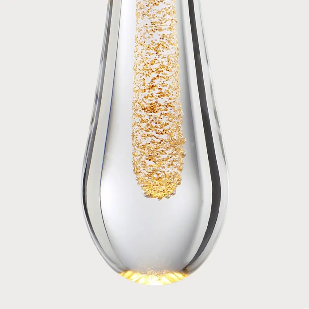 Фото 6 Светильник подвесной светодиодный Imperiumloft Fial Impr_134739-22 1 м² белый свет цвет прозрачный/золотой Фото 6 Светильник подвесной светодиодный Imperiumloft Fial Impr_134739-22 1 м² белый свет цвет прозрачный/золотой