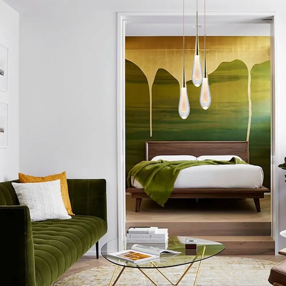 Фото 5 Светильник подвесной светодиодный Imperiumloft Fial Impr_140680-26 1 м² белый свет цвет прозрачный/золотой Фото 5 Светильник подвесной светодиодный Imperiumloft Fial Impr_140680-26 1 м² белый свет цвет прозрачный/золотой