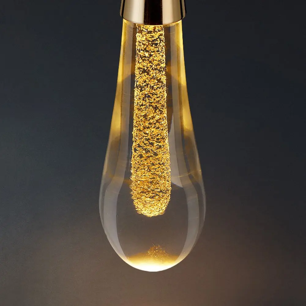 Фото 8 Светильник подвесной светодиодный Imperiumloft Fial Impr_140680-26 1 м² белый свет цвет прозрачный/золотой Фото 8 Светильник подвесной светодиодный Imperiumloft Fial Impr_140680-26 1 м² белый свет цвет прозрачный/золотой