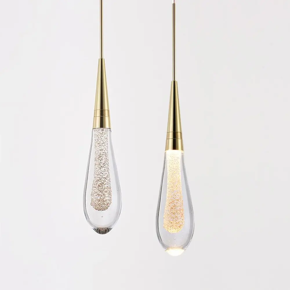 Фото 2 Светильник подвесной светодиодный Imperiumloft Fial Impr_140680-26 1 м² белый свет цвет прозрачный/золотой Фото 2 Светильник подвесной светодиодный Imperiumloft Fial Impr_140680-26 1 м² белый свет цвет прозрачный/золотой