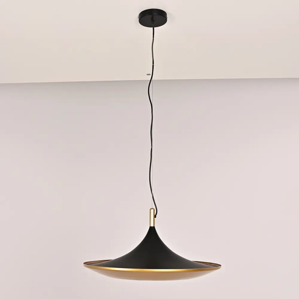 Фото 12 Светильник подвесной светодиодный Imperiumloft Rask Impr_151756-26 2 м² белый свет цвет белый/черный/латунь Фото 12 Светильник подвесной светодиодный Imperiumloft Rask Impr_151756-26 2 м² белый свет цвет белый/черный/латунь