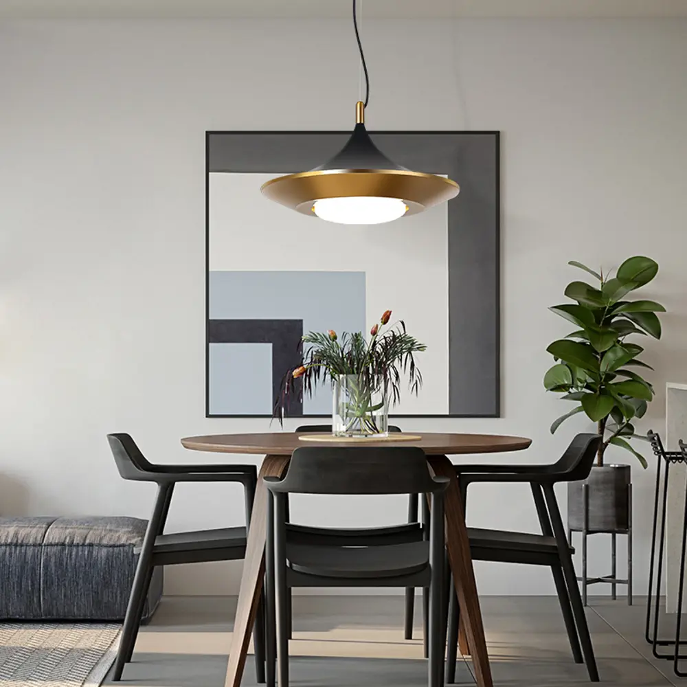 Фото 18 Светильник подвесной светодиодный Imperiumloft Rask Impr_151756-26 2 м² белый свет цвет белый/черный/латунь Фото 18 Светильник подвесной светодиодный Imperiumloft Rask Impr_151756-26 2 м² белый свет цвет белый/черный/латунь