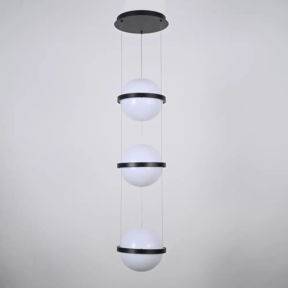 Фото 5 Светильник подвесной светодиодный Imperiumloft Palma Impr_168493-22 14 м² белый свет цвет белый/серый Фото 5 Светильник подвесной светодиодный Imperiumloft Palma Impr_168493-22 14 м² белый свет цвет белый/серый