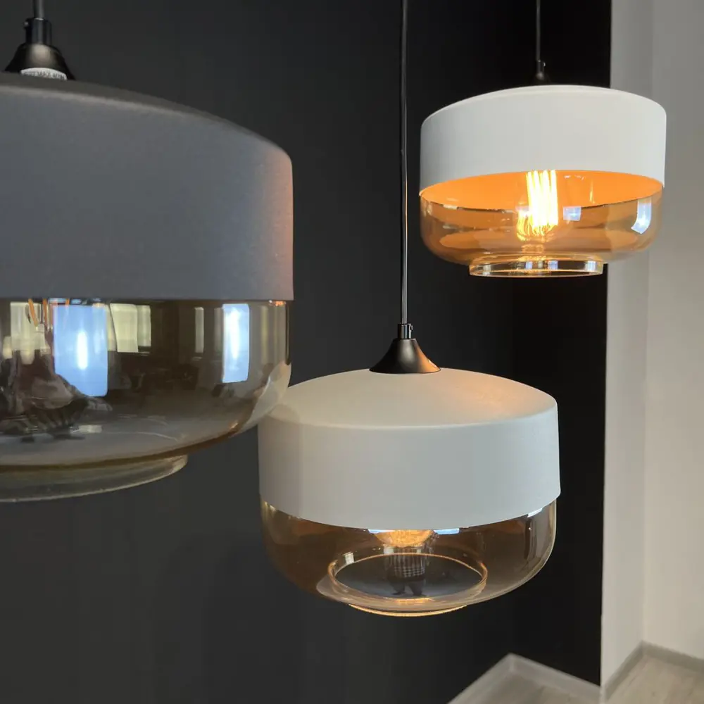 Фото 4 Светильник подвесной Imperiumloft Nord Impr_190502-26 1 лампа 4 м² цвет белый/янтарный Фото 4 Светильник подвесной Imperiumloft Nord Impr_190502-26 1 лампа 4 м² цвет белый/янтарный