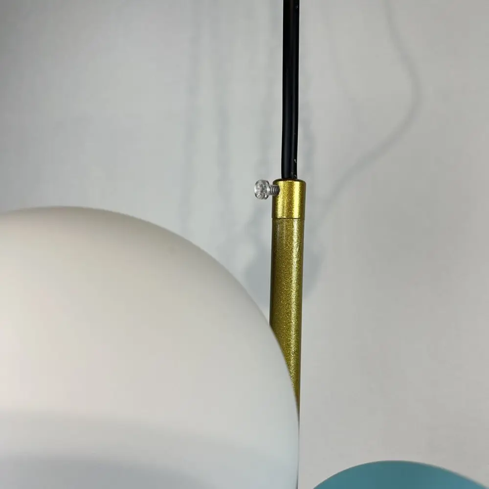 Фото 2 Светильник подвесной Imperiumloft Matisse Impr_191916-26 2 лампы 4 м² цвет белый/разноцветный/латунь Фото 2 Светильник подвесной Imperiumloft Matisse Impr_191916-26 2 лампы 4 м² цвет белый/разноцветный/латунь