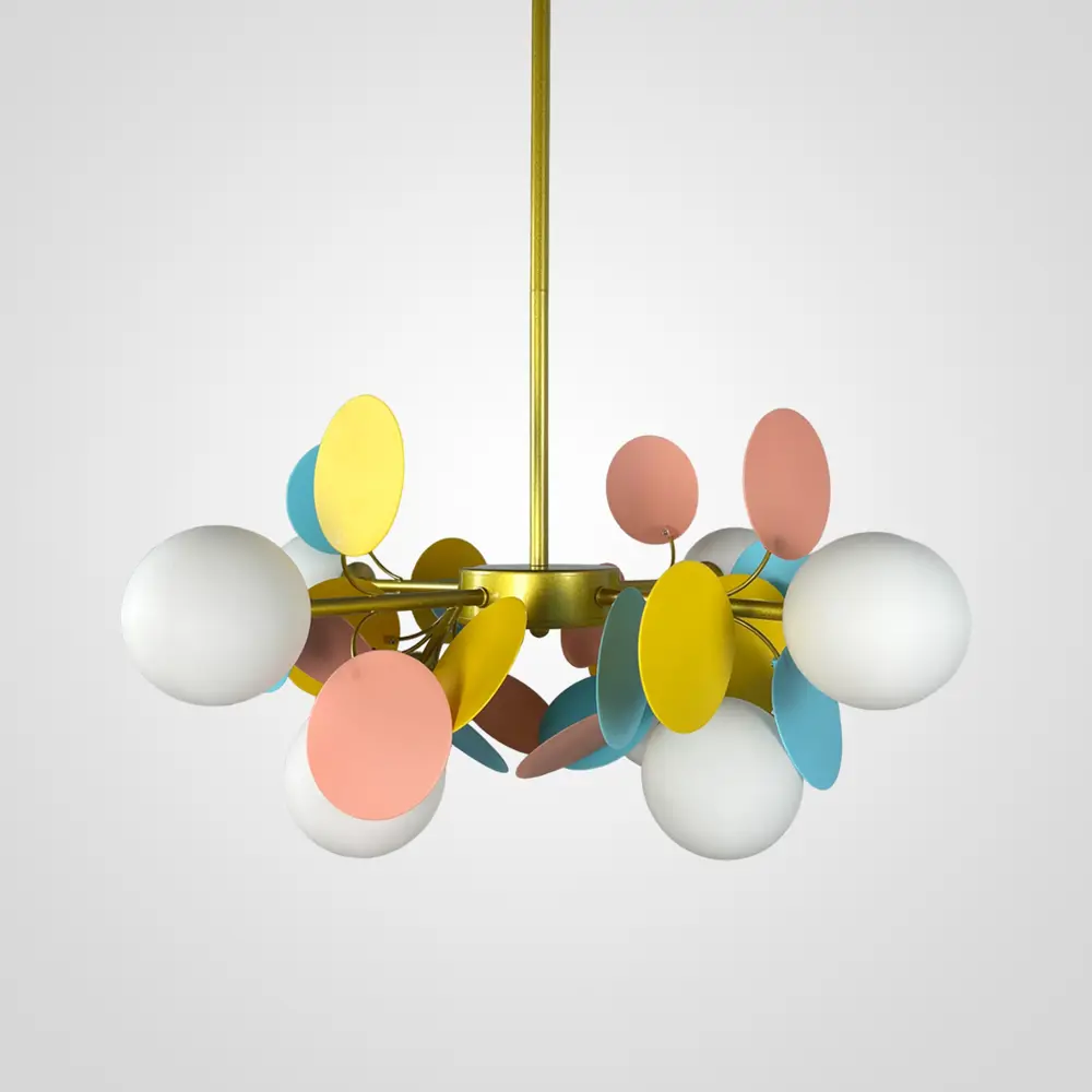 Фото Люстра на штанге Imperiumloft Matisse Impr_191861-26 8 ламп 12 м² цвет разноцветный