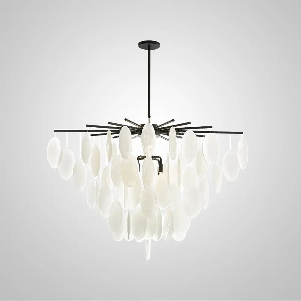 Фото 2 Люстра на штанге Imperiumloft Ritta Impr_196784-23 12 ламп 360 м² цвет белый/черный Фото 2 Люстра на штанге Imperiumloft Ritta Impr_196784-23 12 ламп 360 м² цвет белый/черный