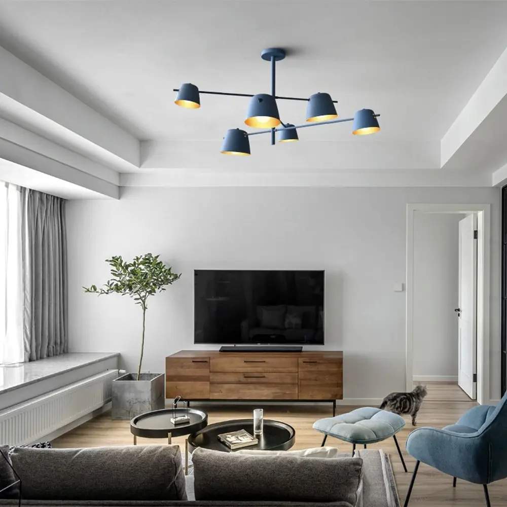 Фото 4 Люстра на штанге Imperiumloft Goda Impr_204171-26 6 ламп 18 м² цвет белый Фото 4 Люстра на штанге Imperiumloft Goda Impr_204171-26 6 ламп 18 м² цвет белый