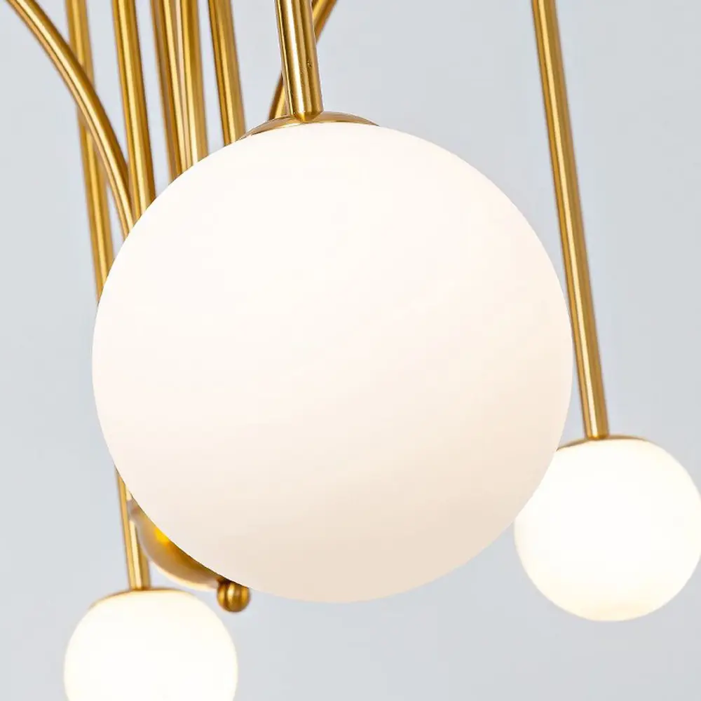 Фото 2 Люстра на штанге Imperiumloft Day Impr_233074-26 12 ламп 24 м² цвет белый, черный