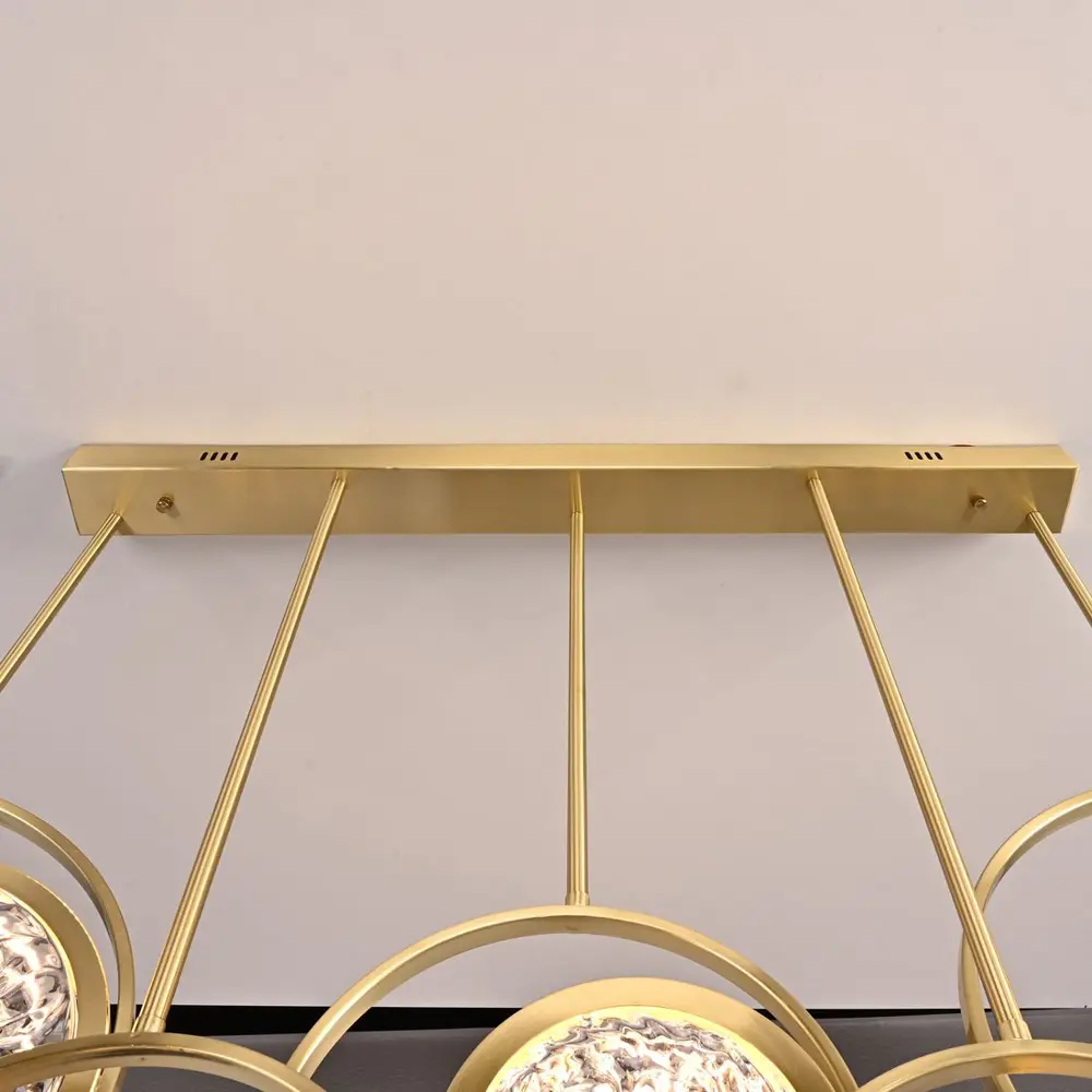 Фото 4 Люстра на штанге светодиодная Imperiumloft Мун lighting collection l100 Impr_192913-26 27 м² белый свет цвет прозрачный, золотой Фото 4 Люстра на штанге светодиодная Imperiumloft Мун lighting collection l100 Impr_192913-26 27 м² белый свет цвет прозрачный, золотой