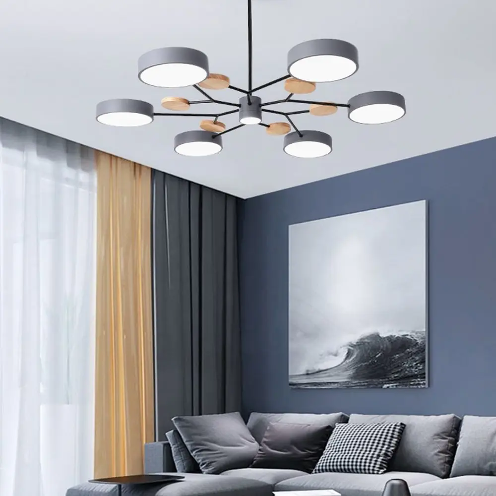 Фото 2 Люстра на штанге светодиодная Imperiumloft Meade lamps grey Impr_207857-26 40 м² белый свет цвет серый/бежевый/черный Фото 2 Люстра на штанге светодиодная Imperiumloft Meade lamps grey Impr_207857-26 40 м² белый свет цвет серый/бежевый/черный