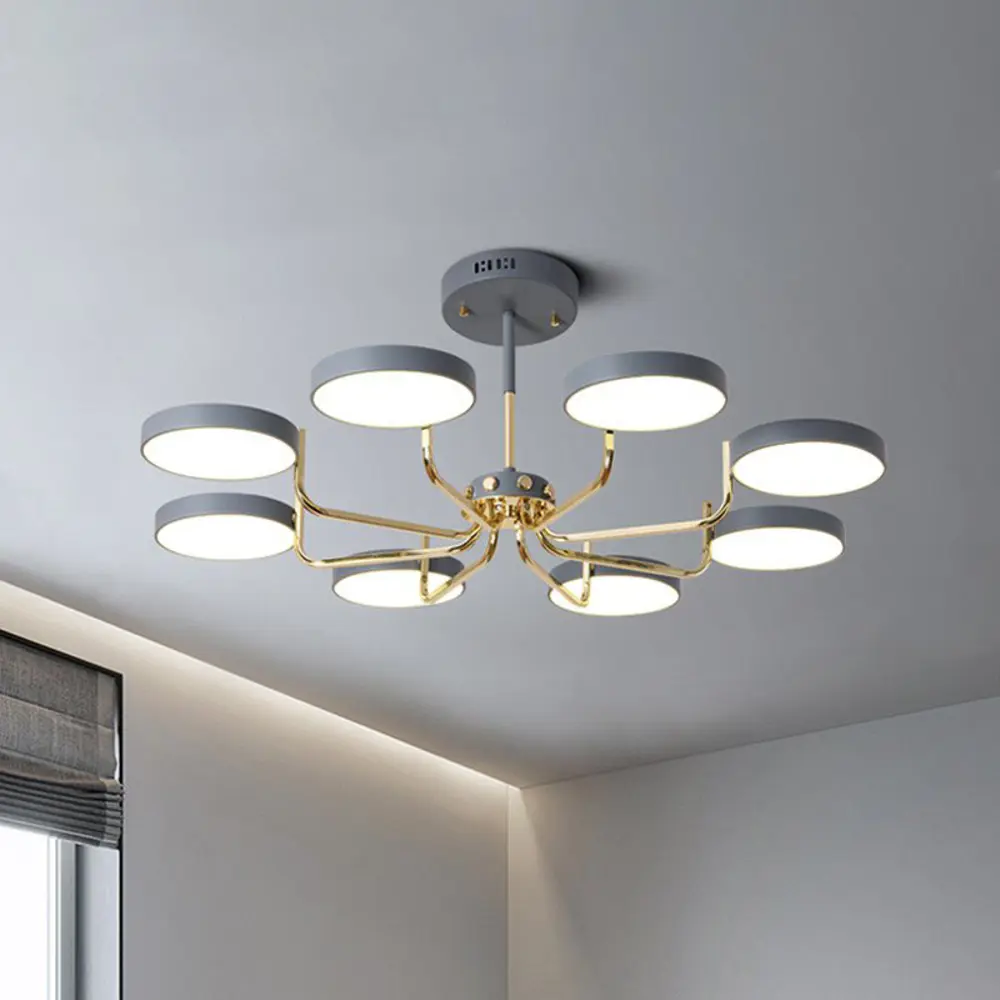 Фото 8 Люстра на штанге светодиодная Imperiumloft Tavis Impr_229001-26 15 м² белый свет цвет белый/серый Фото 8 Люстра на штанге светодиодная Imperiumloft Tavis Impr_229001-26 15 м² белый свет цвет белый/серый