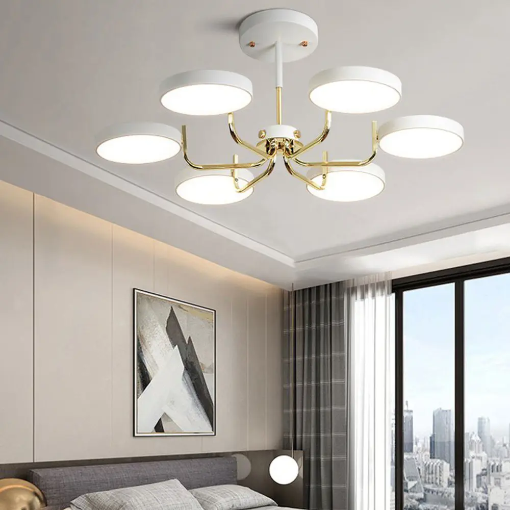 Фото 9 Люстра на штанге светодиодная Imperiumloft Tavis Impr_229001-26 15 м² белый свет цвет белый/серый Фото 9 Люстра на штанге светодиодная Imperiumloft Tavis Impr_229001-26 15 м² белый свет цвет белый/серый