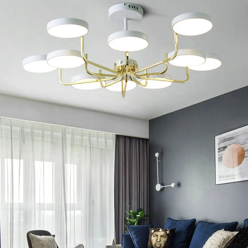 Фото 7 Люстра на штанге светодиодная Imperiumloft Tavis Impr_229001-26 15 м² белый свет цвет белый/серый Фото 7 Люстра на штанге светодиодная Imperiumloft Tavis Impr_229001-26 15 м² белый свет цвет белый/серый