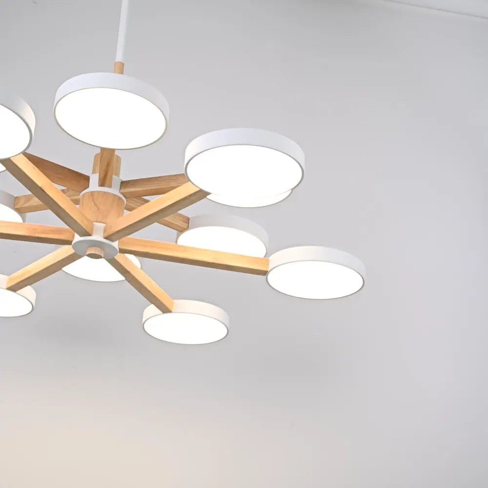 Фото 9 Люстра на штанге светодиодная Imperiumloft Turna Impr_229080-26 40 м² белый свет цвет белый Фото 9 Люстра на штанге светодиодная Imperiumloft Turna Impr_229080-26 40 м² белый свет цвет белый