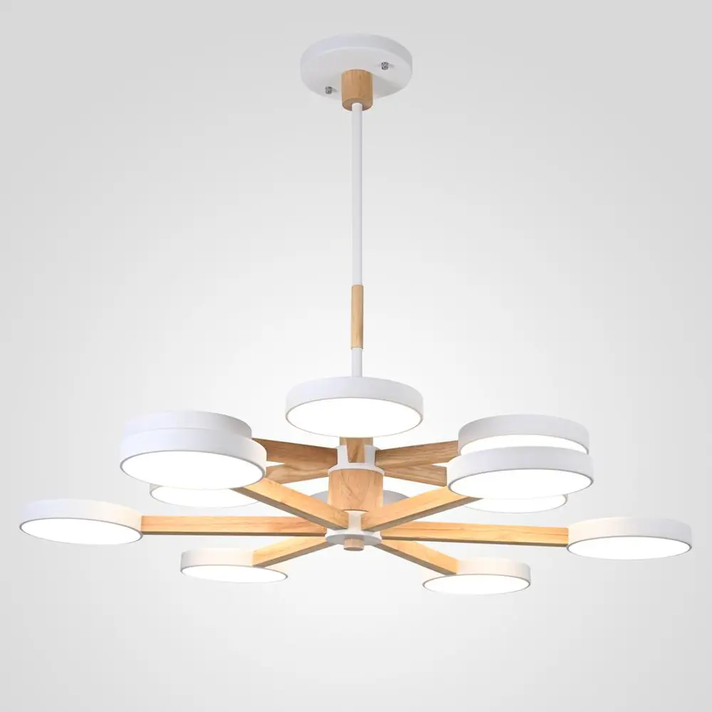 Фото Люстра на штанге светодиодная Imperiumloft Turna Impr_229080-26 40 м² белый свет цвет белый Фото Люстра на штанге светодиодная Imperiumloft Turna Impr_229080-26 40 м² белый свет цвет белый