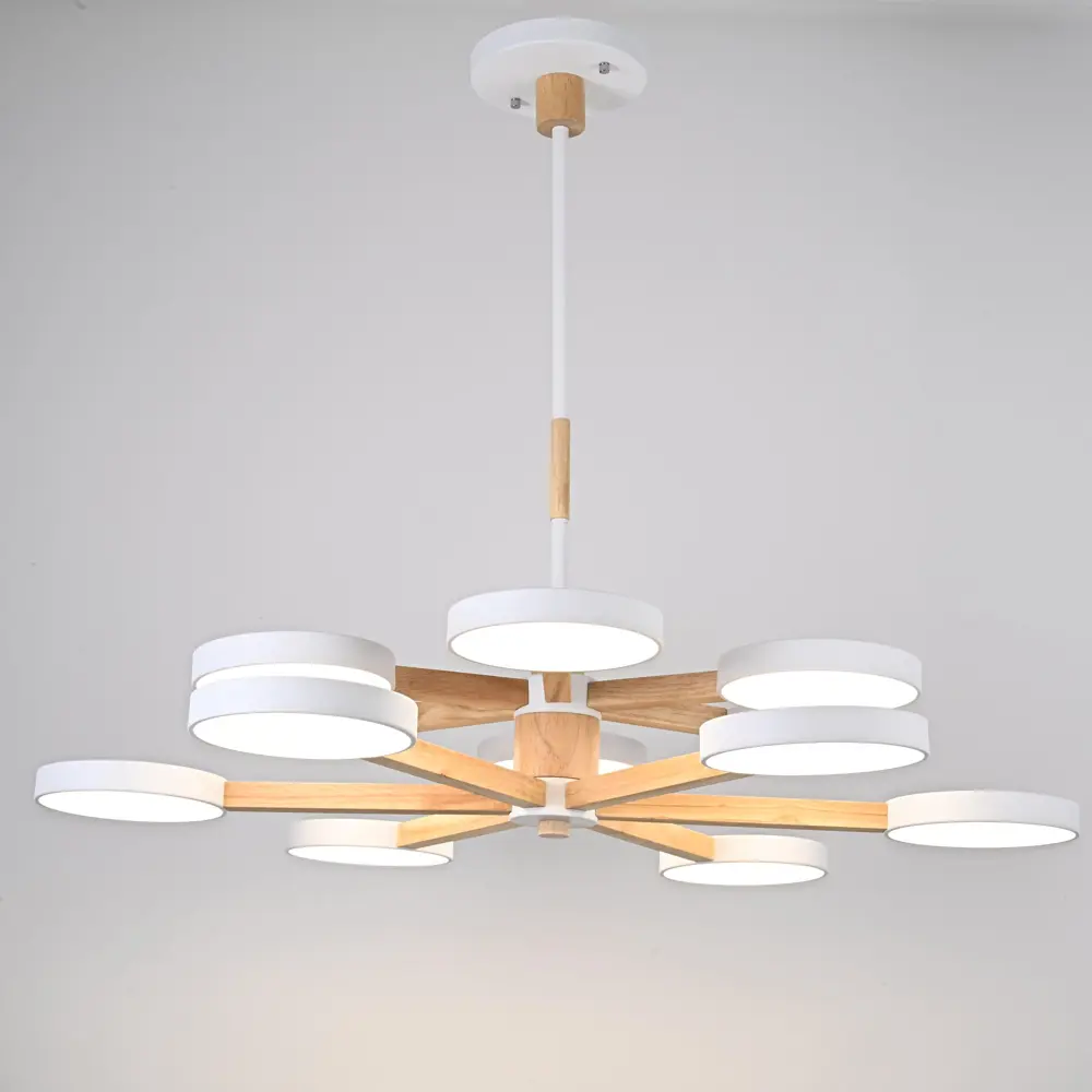 Фото 7 Люстра на штанге светодиодная Imperiumloft Turna Impr_229080-26 40 м² белый свет цвет белый Фото 7 Люстра на штанге светодиодная Imperiumloft Turna Impr_229080-26 40 м² белый свет цвет белый