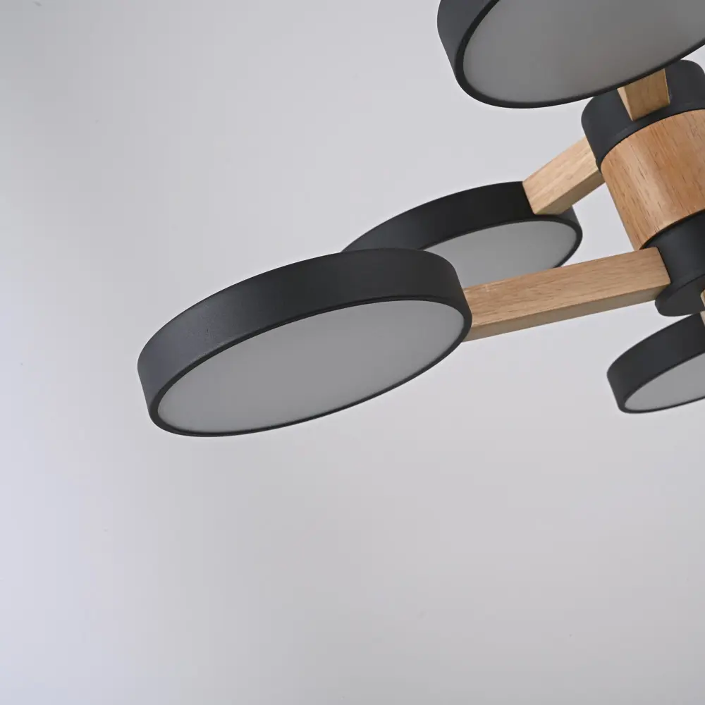 Фото 10 Люстра на штанге светодиодная Imperiumloft Turna Impr_229084-26 25 м² белый свет цвет белый/черный Фото 10 Люстра на штанге светодиодная Imperiumloft Turna Impr_229084-26 25 м² белый свет цвет белый/черный