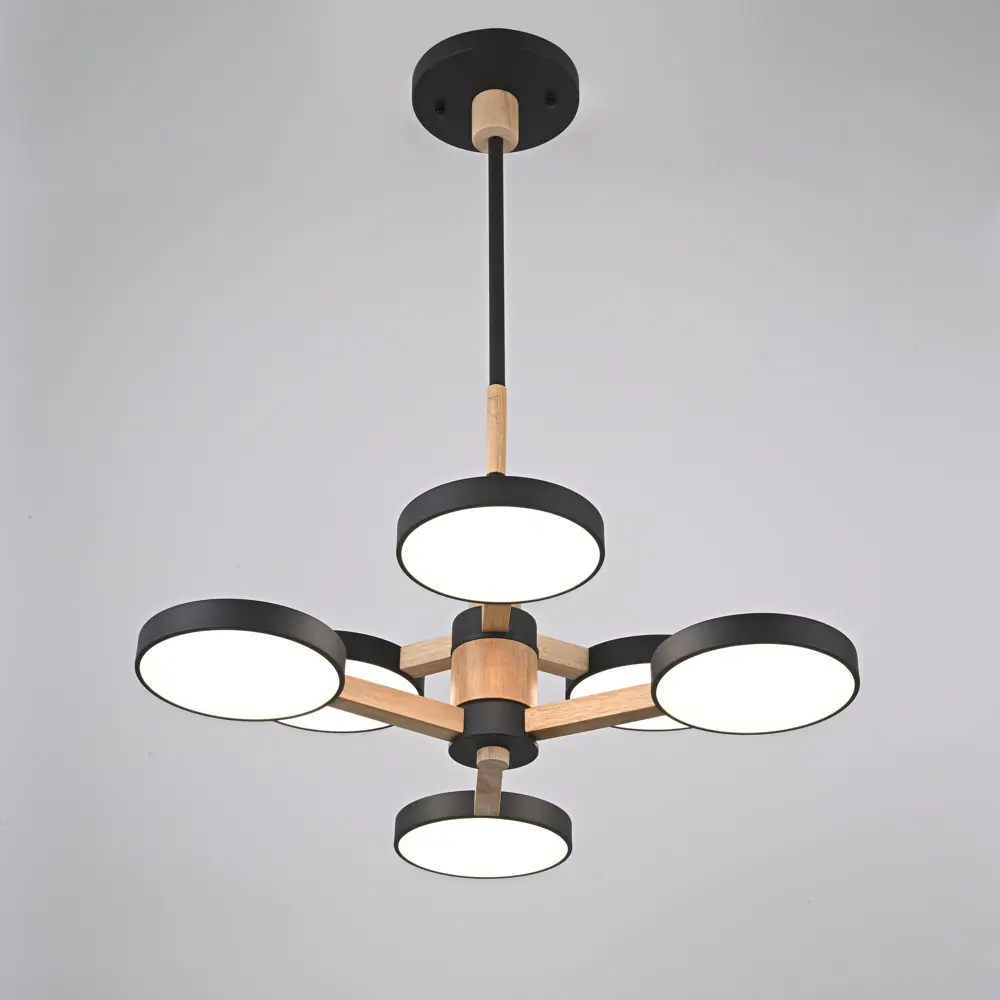 Фото 7 Люстра на штанге светодиодная Imperiumloft Turna Impr_229084-26 25 м² белый свет цвет белый/черный Фото 7 Люстра на штанге светодиодная Imperiumloft Turna Impr_229084-26 25 м² белый свет цвет белый/черный