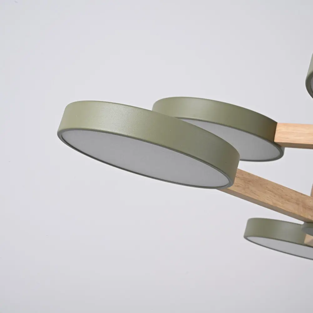 Фото 9 Люстра на штанге светодиодная Imperiumloft Turna Impr_229093-26 25 м² белый свет цвет белый, хаки Фото 9 Люстра на штанге светодиодная Imperiumloft Turna Impr_229093-26 25 м² белый свет цвет белый, хаки