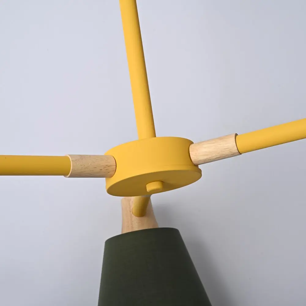 Фото 4 Люстра на штанге Imperiumloft Natura a green Impr_101825-26 3 ламп 9 м² цвет желтый, зеленый Фото 4 Люстра на штанге Imperiumloft Natura a green Impr_101825-26 3 ламп 9 м² цвет желтый, зеленый