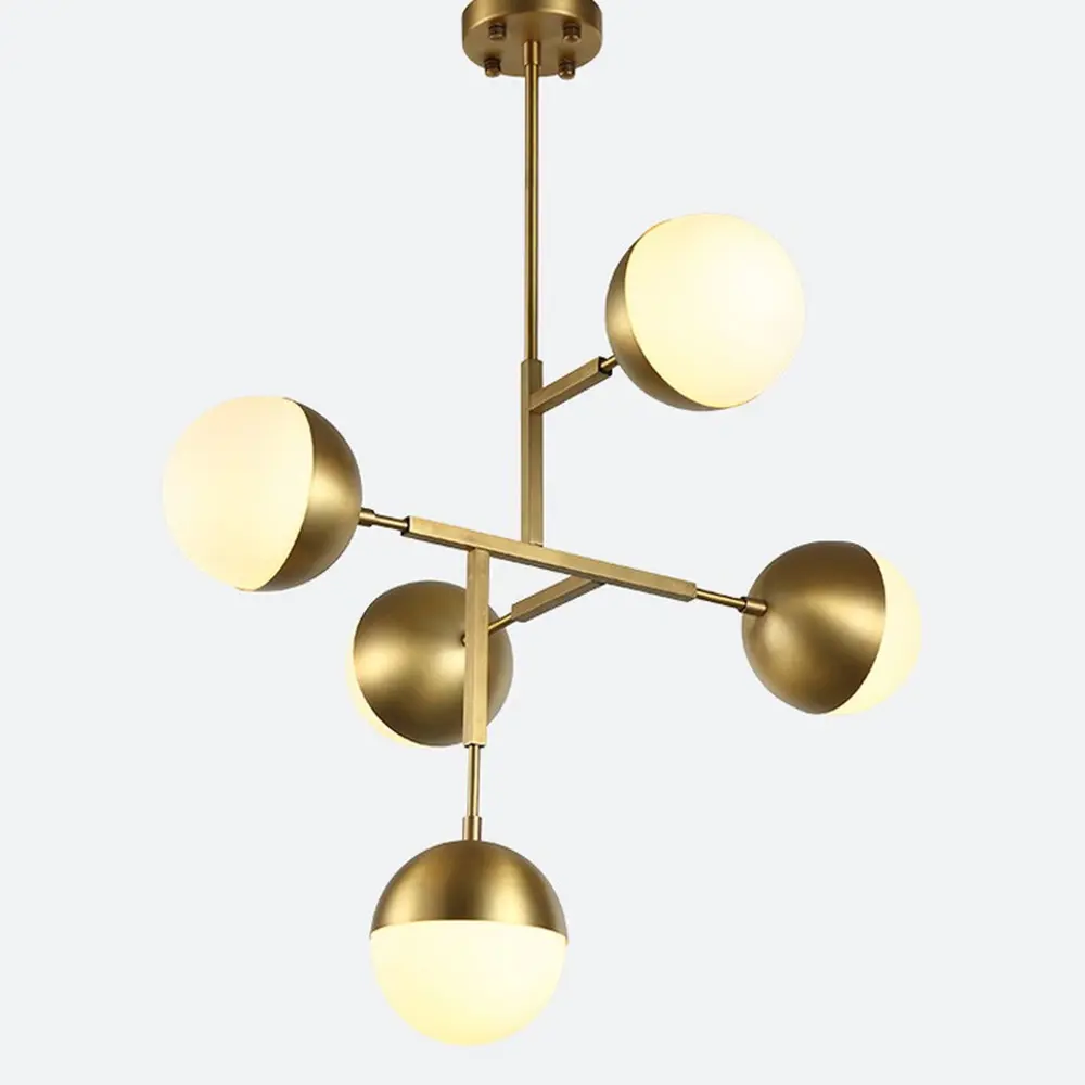 Фото 11 Люстра на штанге Imperiumloft Ball Impr_140552-26 5 ламп 15 м² цвет белый/латунь Фото 11 Люстра на штанге Imperiumloft Ball Impr_140552-26 5 ламп 15 м² цвет белый/латунь